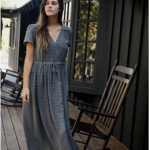 Christy Dawn Charcoal Plaid Dawn Dress